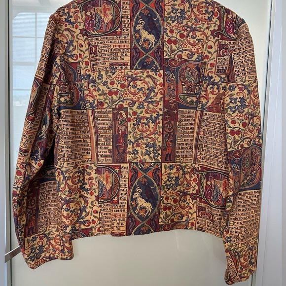 La Quenouillere French Tapestry Vintage Jacket - Picture 4 of 4